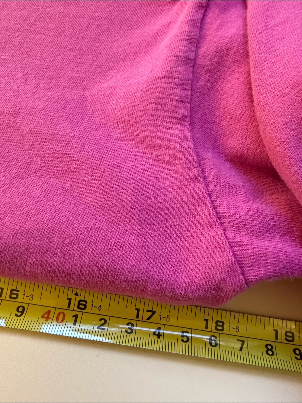 Vintage 80s ESPRIT pink logo long sleeve tee 100% cotton - Picture 8 of 8